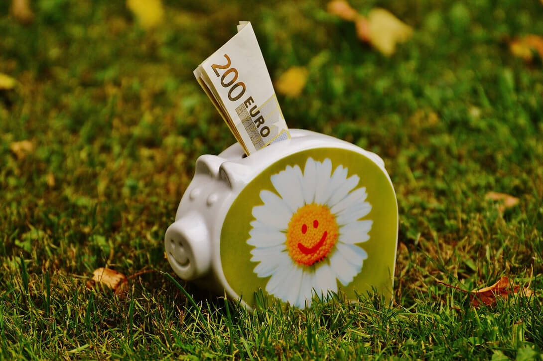 Sparschein mit 200 € Schein
