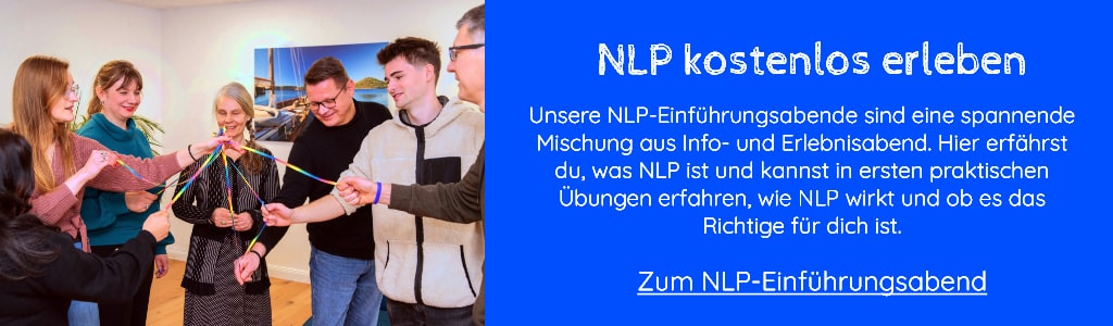 Kostenloser NLP-Einführungsabend in Berlin - Köln - München & Online