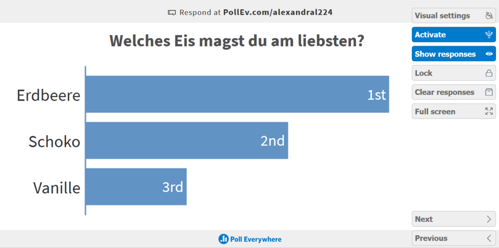Live-Abfragen in Online-Trainings