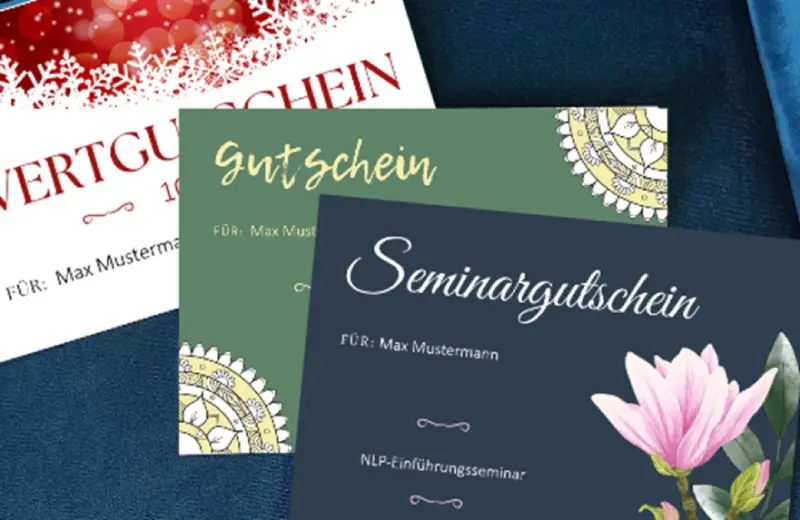 Gutscheine für Seminare bei der NEURES Akademie