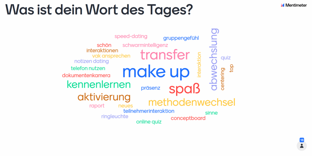 Abfragen in Online-Trainings