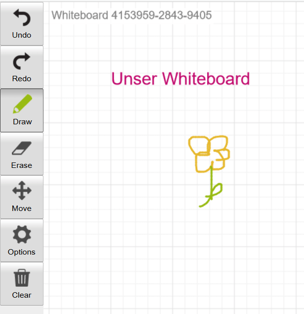 Kostenloses Whiteboard für Online-Trainings